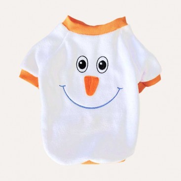 Рождественский свитшот для собак снеговик PetsIn - Snowman Orange, XL