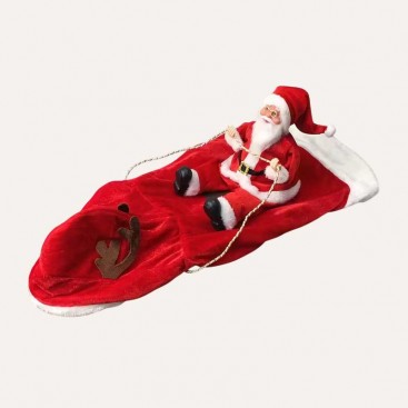 Рождественская накидка для животных с Санта-Клаусом на спине PetsIn - Chef style Santa Claus, M