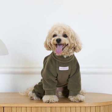 Флисовый комбинезон Feel with Fill-Khaki,M