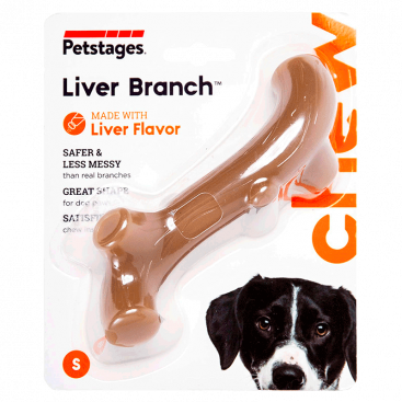 Іграшка для собак у вигляді палички зі смаком печінки Petstages - Liver Branch, S