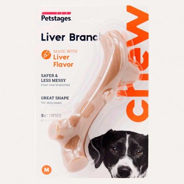 Іграшка для собак у вигляді палички зі смаком печінки Petstages - Liver Branch, M