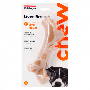 Іграшка для собак у вигляді палички зі смаком печінки Petstages - Liver Branch, L