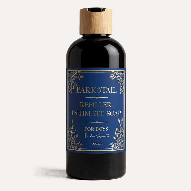 Рідке мило-рефілер для інтимних зон собак-хлопців Bark&Tail-Intimate liquid paw soap for boys,500мл
