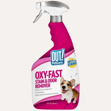 Надпотужний засіб для видалення плям та запахів OUT - Oxy-Fast Stain&Odor Remover, 945 мл