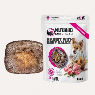 Функціональні ласощі для собак з кроликом та яловичим соусом LK Baits-Pet Nutrigo Treat Rabbit,150 г