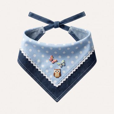 Бандана для собак Montmorency - Owl and Butterflies