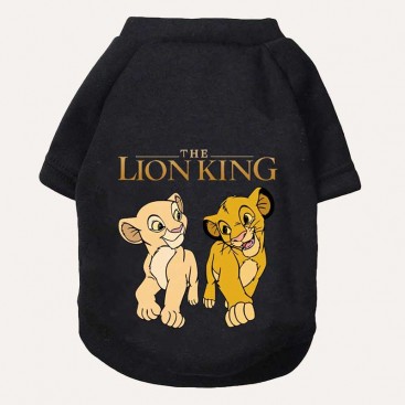 Світшот для тварин Thie Lion King - Simba & Nala black, S