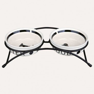 Миски на подставке Trixie - Bowl Set 2х600 мл