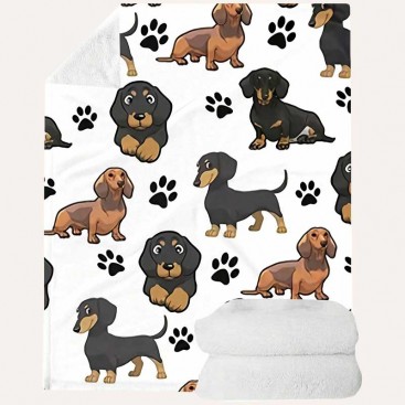 Плед для тварин Home Creative - Funny dachshunds, 70х100 см