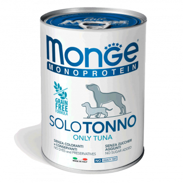 Паштет для собак с тунцем Monge - Only Tuna 400 г