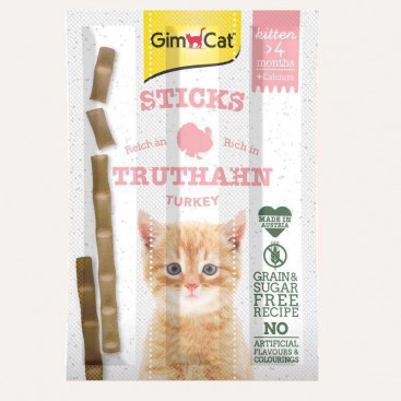 М'ясні палички для кошенят GimCat - Kitten Sticks 3 шт.
