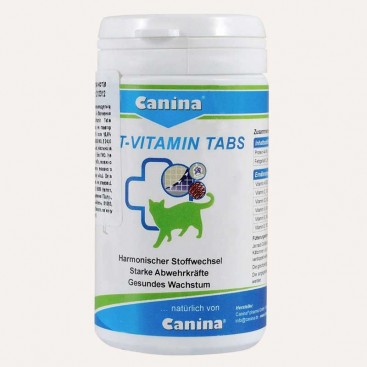 Кормовая добавка для кошек Canina витаминный комплекс 100 таб.50 г