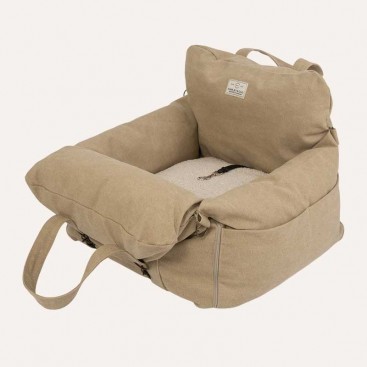 Автокрісло для собак - Buggy Canvas, Linen(one size)