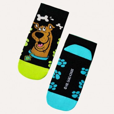 Шкарпетки низькі жіночі Fansphere Goods - Scooby-Doo turquoise-black, 36-39