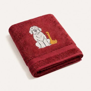 Полотенце для собак с вышивкой Montmorency - Terrier with Duck (50x100 см)