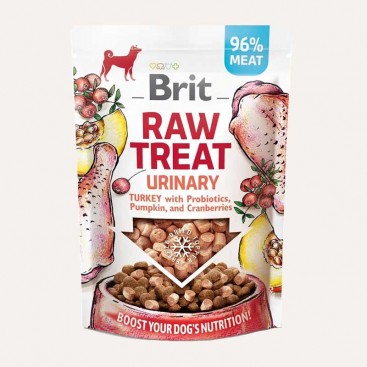 Ласощі для собак індичка для профілактики сечокам'яної хвороби Brit Raw - Treat freeze-dried Urinary