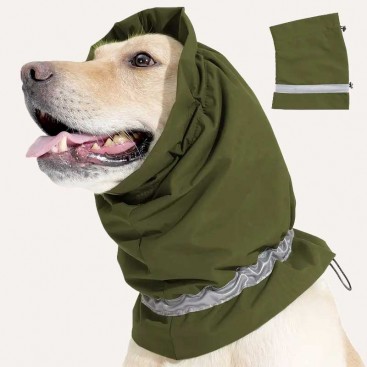 Водонепроницаемый снуд для собак со светоотражающим кантом Snood - Army Green, S