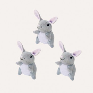 Набор мини игрушек для собак ZippyPaws - Miniz Bunnies (3 шт.)