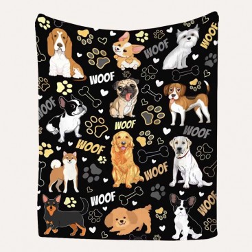 Фланелевий плед для собак Home Creative - Woof, 100х130 см