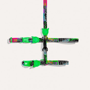 Набор шлей и поводок для кошек Zee.Cat - LORDS OF ZEE.TOWN MANIFESTO HARNESS + LEASH SET