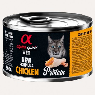 Консервы для кошек с курицей AlphaSpirit - Chicken 200 г