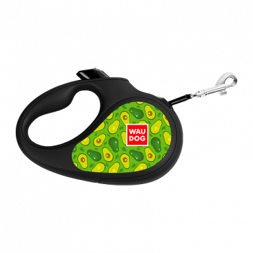 Рулетка Collar - WauDog Printed Avocado L, 5м