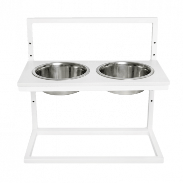 Миски з регульованою висотою Harley & Cho - Lift White Stone White, M (42х21см) 750 мл