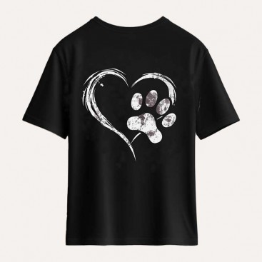 Футболка жіноча InLove - Paw and Heart, XL