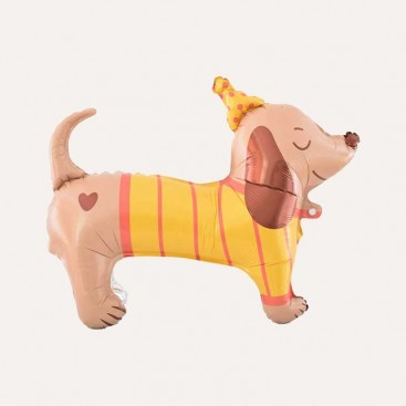 Повітряна кулька 3D на день народження песика Fiesta - Dog in yellow sweater