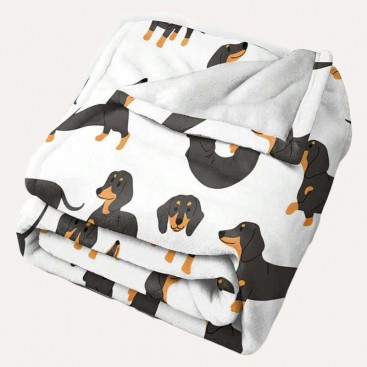 Плед для животных Home Creative - Dachshunds on white, 75х100 см