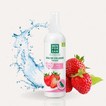 Одеколон для собак с ароматом клубники Menforsan - Eau De Cologne For Dogs Strawberry,125 мл