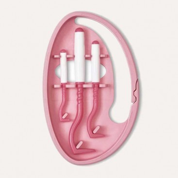 Інструмент для видалення кліщів у тримачі - O`Tom Tick Twister, 3 шт (рожевий)
