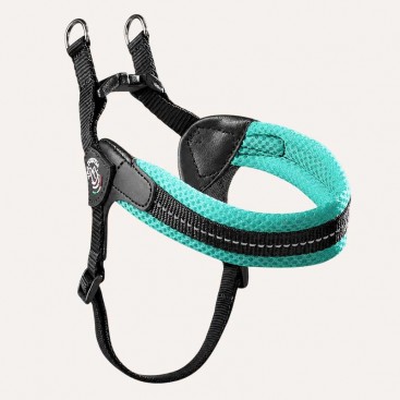 М'яка сітчаста шлея Tre Ponti - Easy Fit Pastel Mesh з регулюванням - Aqua green, розмір 2