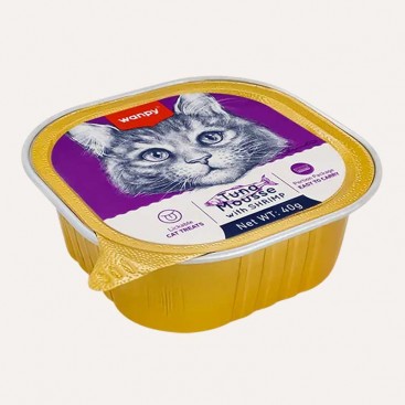 Мус для котів тунець з креветкою Wanpy - Tuna&Shrimp, 40 г