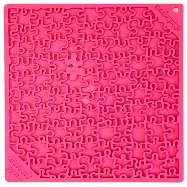 Силіконовий килимок для злизування ласощів  SodaPup - Jigsaw Puzzle E-mat, рожевий