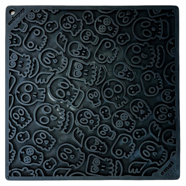 Силіконовий килимок для злизування ласощів  SodaPup - Halloween Zombie Design Emat, чорний