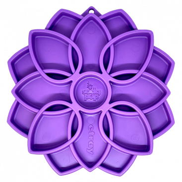 Миска для медленного кормления SodaPup - Mandala, фиолетовый