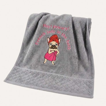 Рушник для собак з вишивкою Montmorency - French Lady (50x85 см)