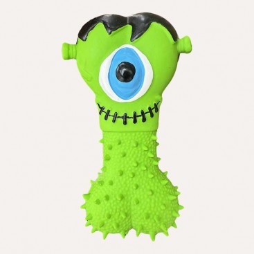 Игрушка для домашних животных с шипами Halloween - Green monster