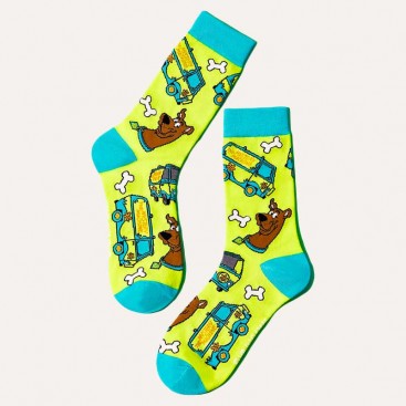 Шкарпетки жіночі Fansphere Goods - Scooby-Doo lime, 36-39