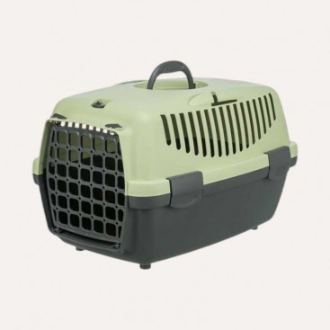Переноска Trixie для собак та котів Capri, вагою до 6 кг,зелено-сіра XS 32x31x48 см