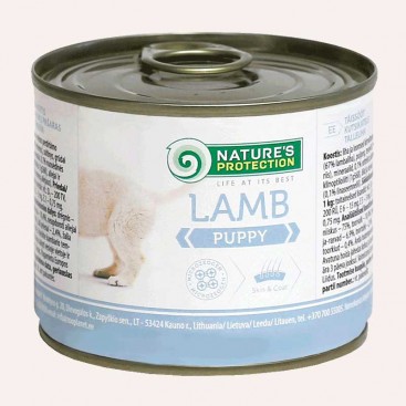Консерви для цуценят з ягням Natures Protection - Lamb 200 г