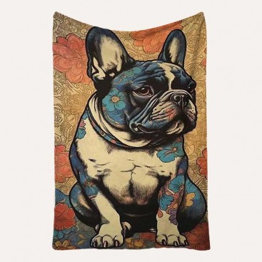 Плед для тварин Home Creative - French Bull, 70x100 см