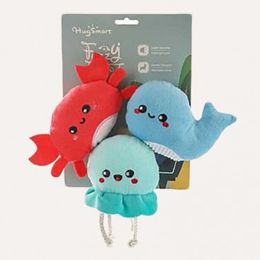 Набір іграшок для собак HugSmart - Ocean Pals Sea Creatures