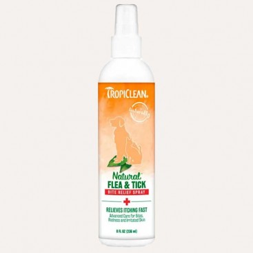 Спрей от раздражений после укусов блох и клещей TropiClean - Flea&Tick, 236 мл