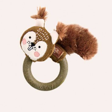 Игрушка для кошек с растительным кольцом GiGwi - Белка