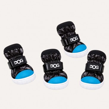 Черевики для собак DOG - Black Blue, розмір 4