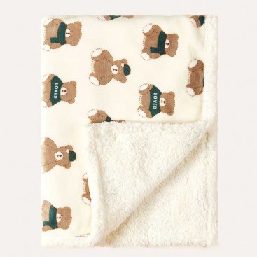 Плед для тварин Home Creative - Bears with scarf, 75х100 см