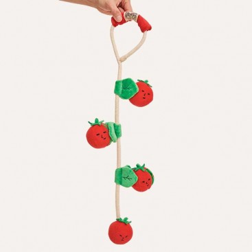 Інтерактивна іграшка для ласощів thefurryfolks - Nose Work&Tug Toy Cherry Tomato
