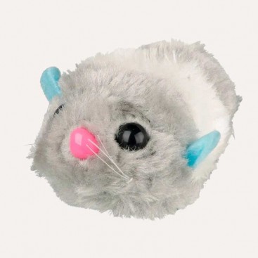 Игрушка для кошек вибрирующая мышка Trixie - Wriggle Gray, 8 см